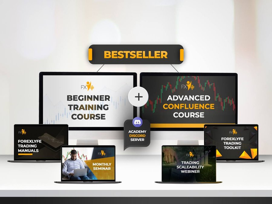 Forexlyfe Academy courses: Beginner Training, Advanced Confluence, manuals, seminar, webinar and toolkit