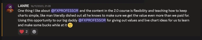 Discord message from LANRE